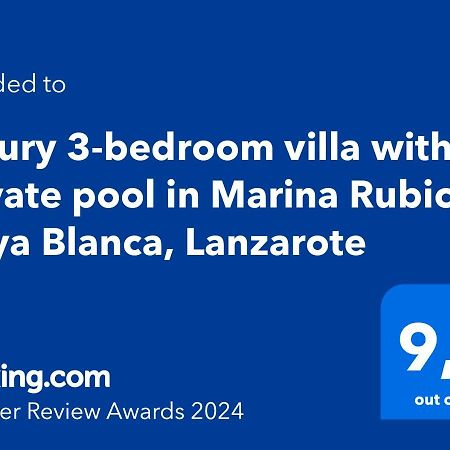 Luxury 3-Bedroom Villa With Heated Private Pool - In Marina Rubicon, Playa Blanca, Lanzarote Εξωτερικό φωτογραφία